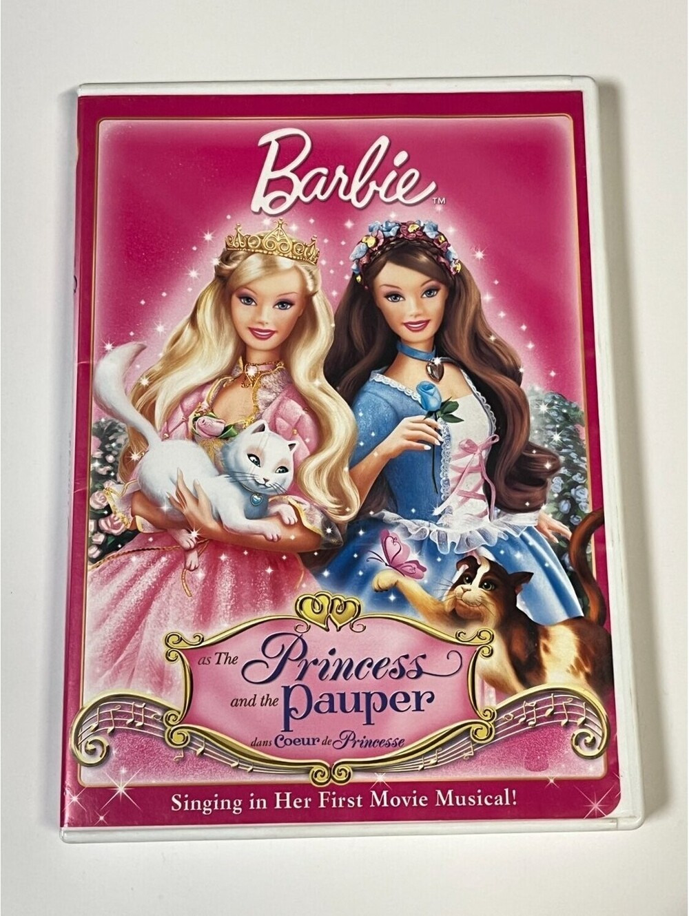 Barbie As the Princess and Pauper DVD Widescreen Kelly Sheridan 2004 Animation